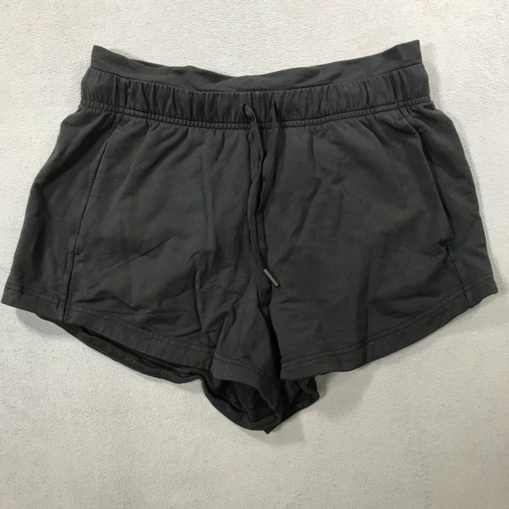 Lululemon Inner Glow 3" High-Rise Shorts Women's Size 6 Black Soft Cozy Athletic
